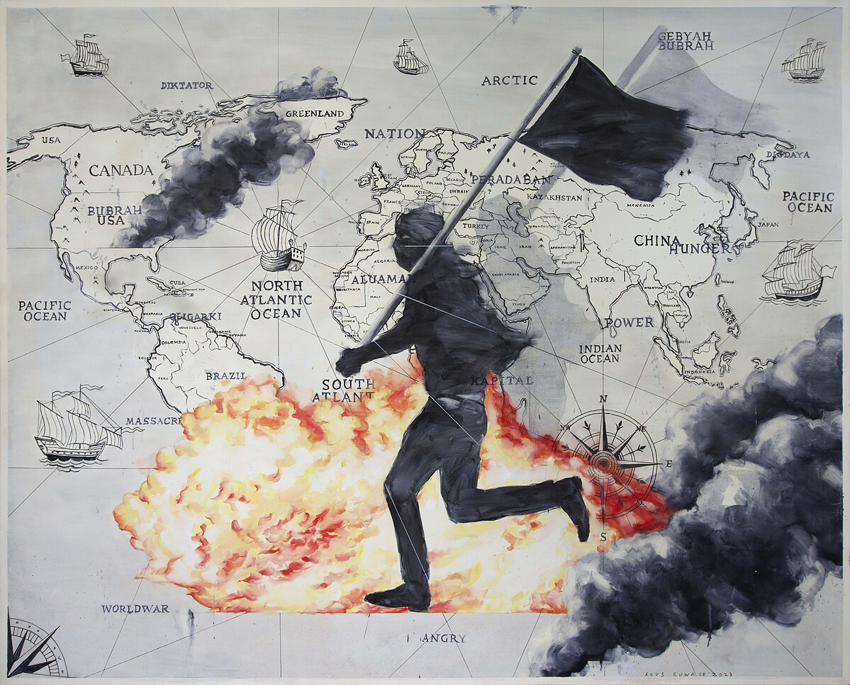 Agus Suwage_Pemandangan Duniawi #3 (Mizuma Gallery)