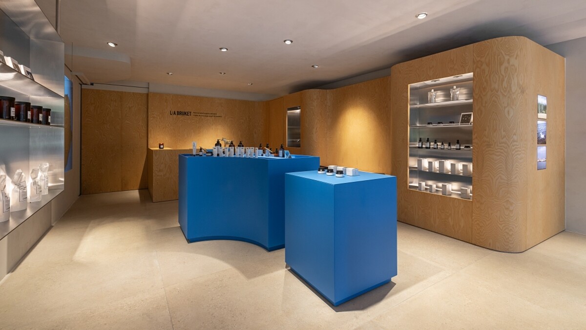 LA BRUKET台北旗艦店門市空間。