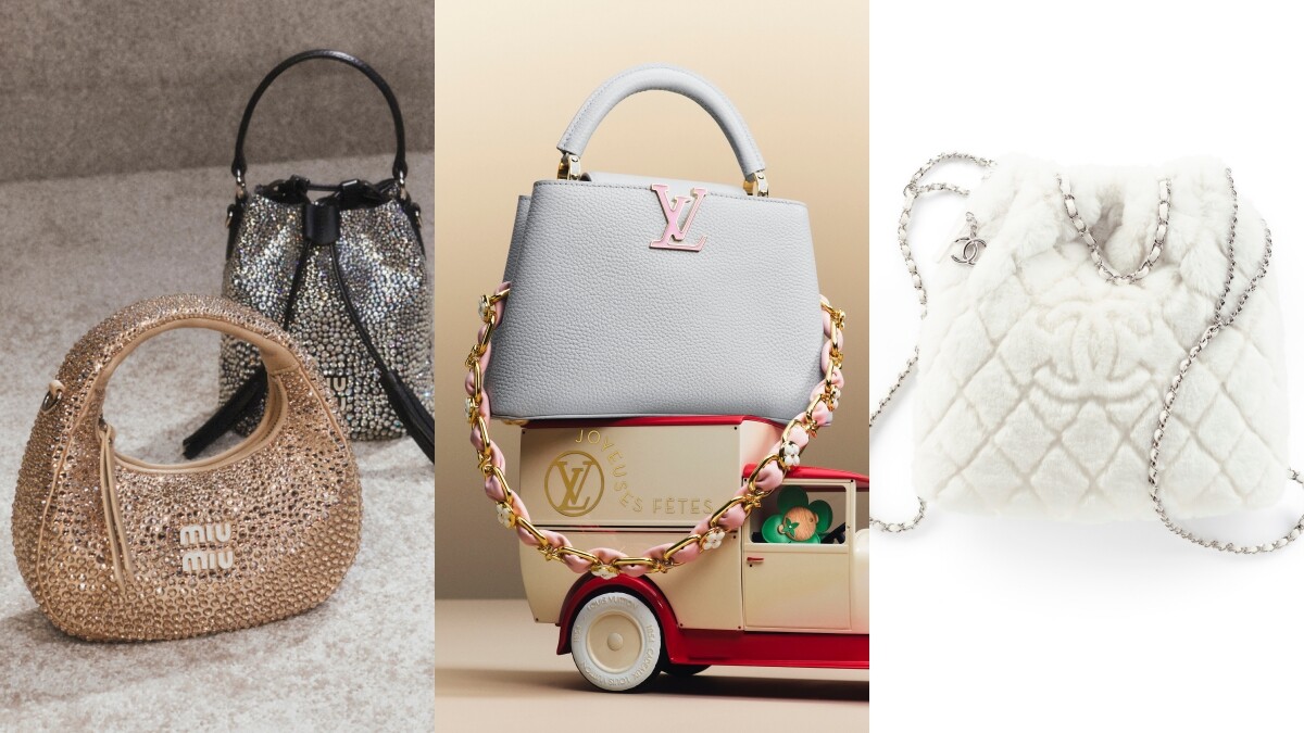 2023精品聖誕系列推薦！CHANEL毛毛菱格包、Miu Miu水鑽小提包，禮物清單這裡挑