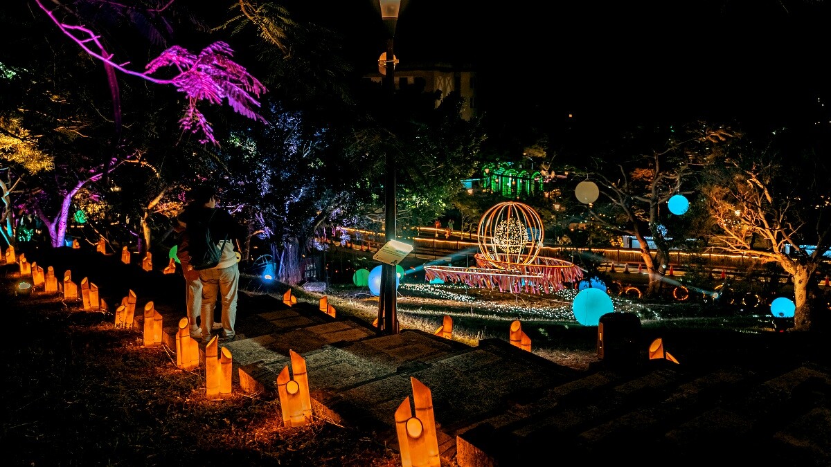 2023屏東四重溪溫泉季燈飾作品：風光