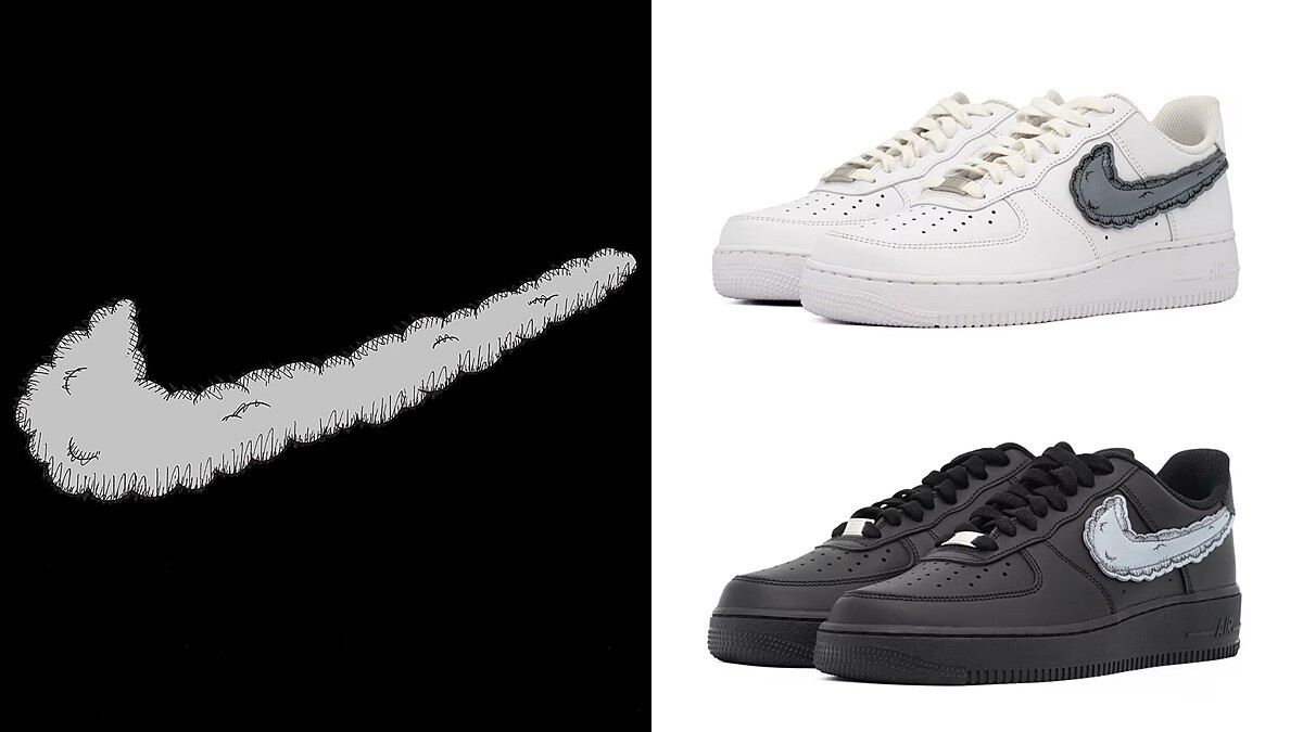 Swoosh勾勾變成雲朵！KAWS x Nike x Sky High Farm Workwear三方聯名鞋款可愛登場，發售日期曝光