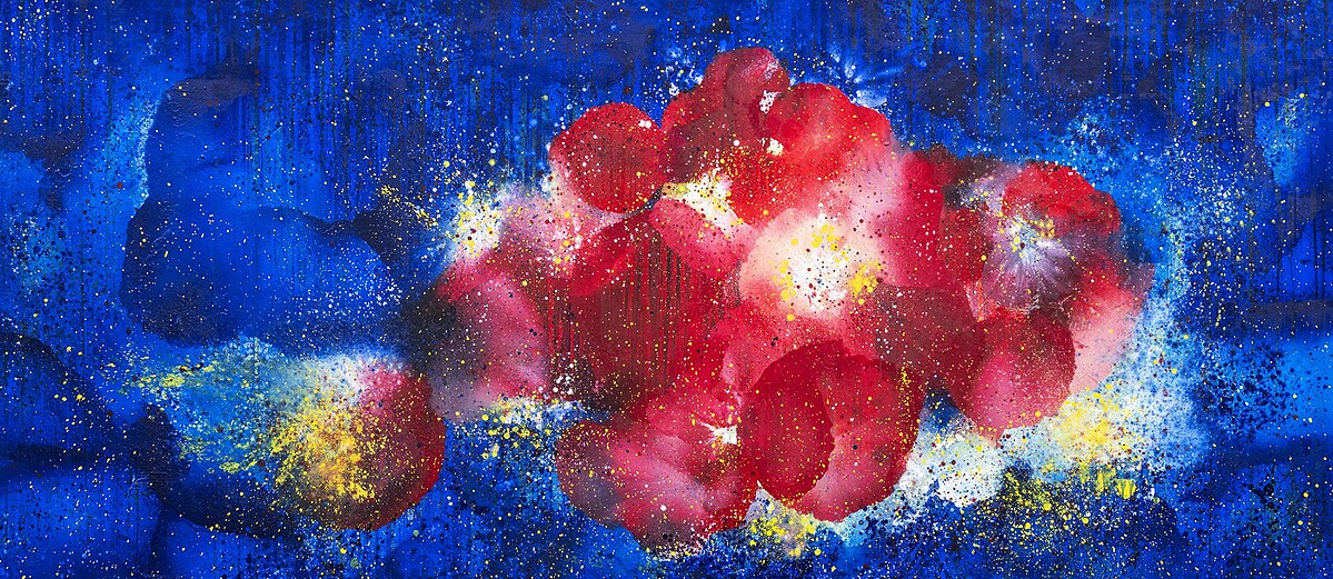 比西里岸之夢 Pisilian 23-03, 2023, 油彩、複合。提供／江賢二藝術文化基金會