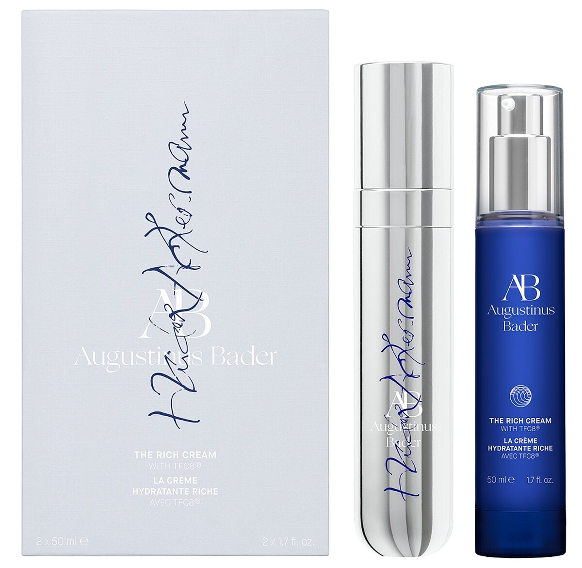 Augustinus Bader x Haider Ackermann德國AB藍霜跨界聯名限定禮盒The Rich Cream，NT19,580