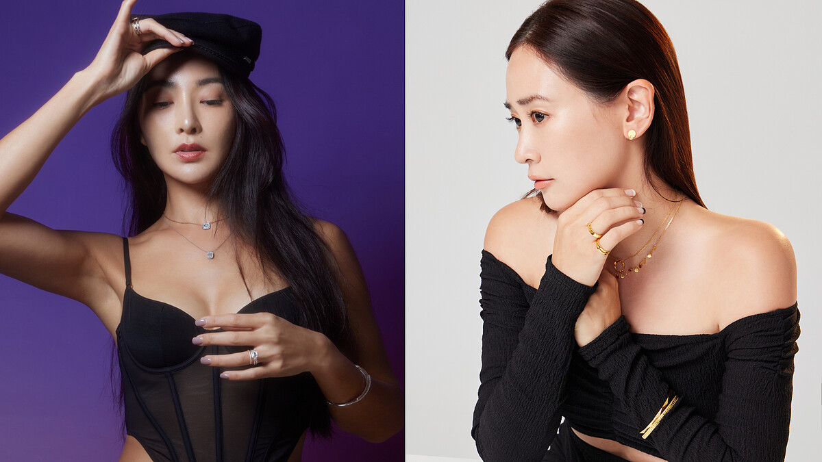 點睛品鑽之頌系列，都會時尚風格為名媛李晶晶、潮流造型師吳速玲打造閃耀璀璨聖誕