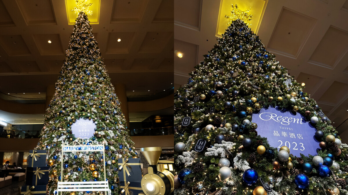 台北晶華酒店Harry Winston精品耶誕樹
