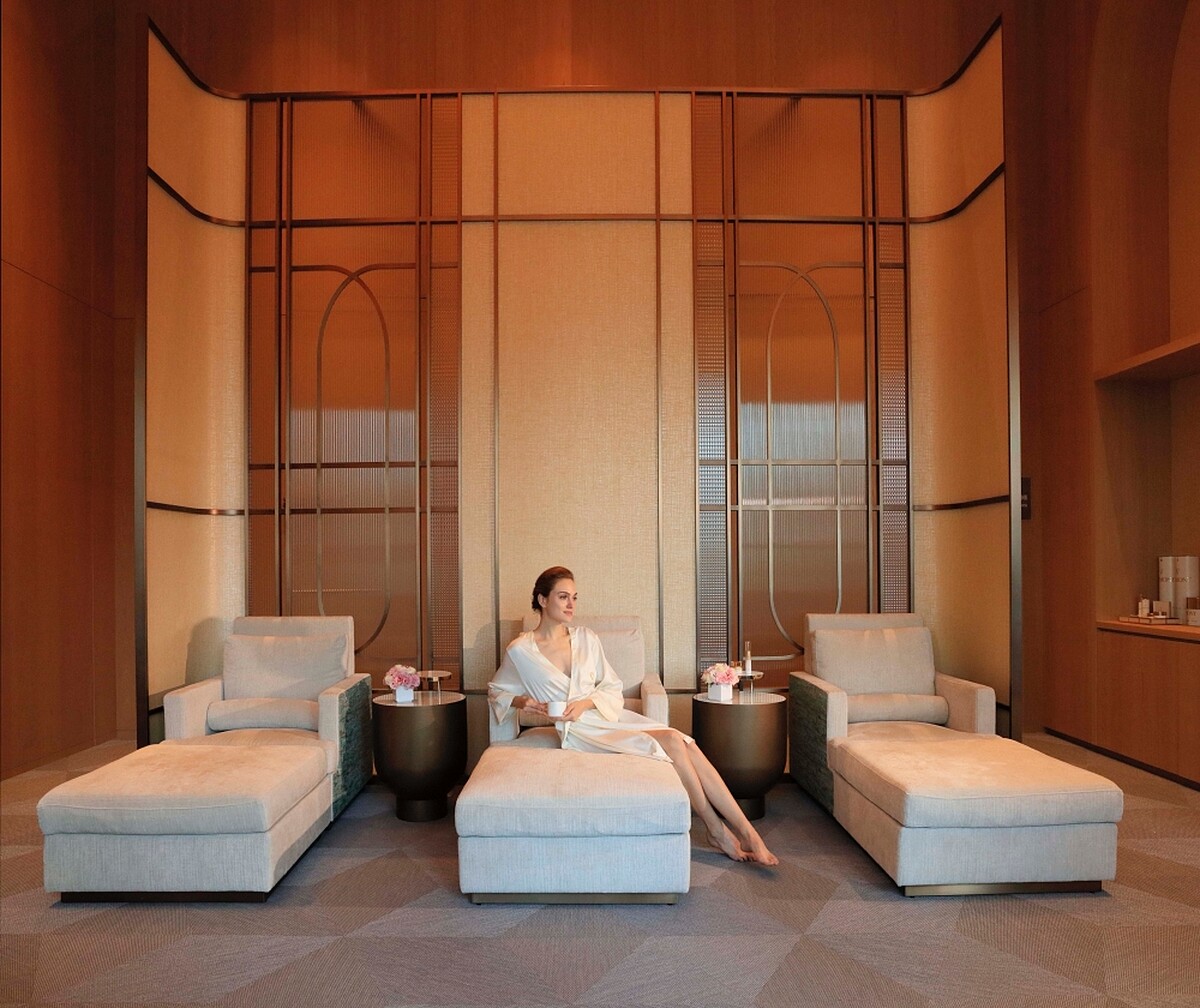 台北漢來大飯店Valmont Spa公共空間。