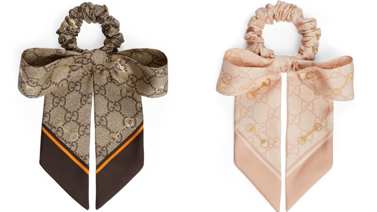 Gucci Horsebit GG 髮圈 NT$12,500。