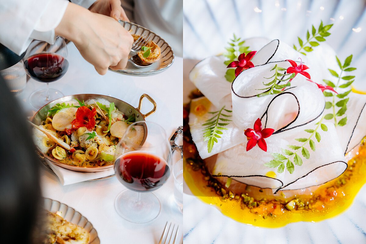 招牌菜色為「 Le Pristine 沙拉」、「澤蘭貓耳朵（Orecchiette Zeelandaise）」等等。