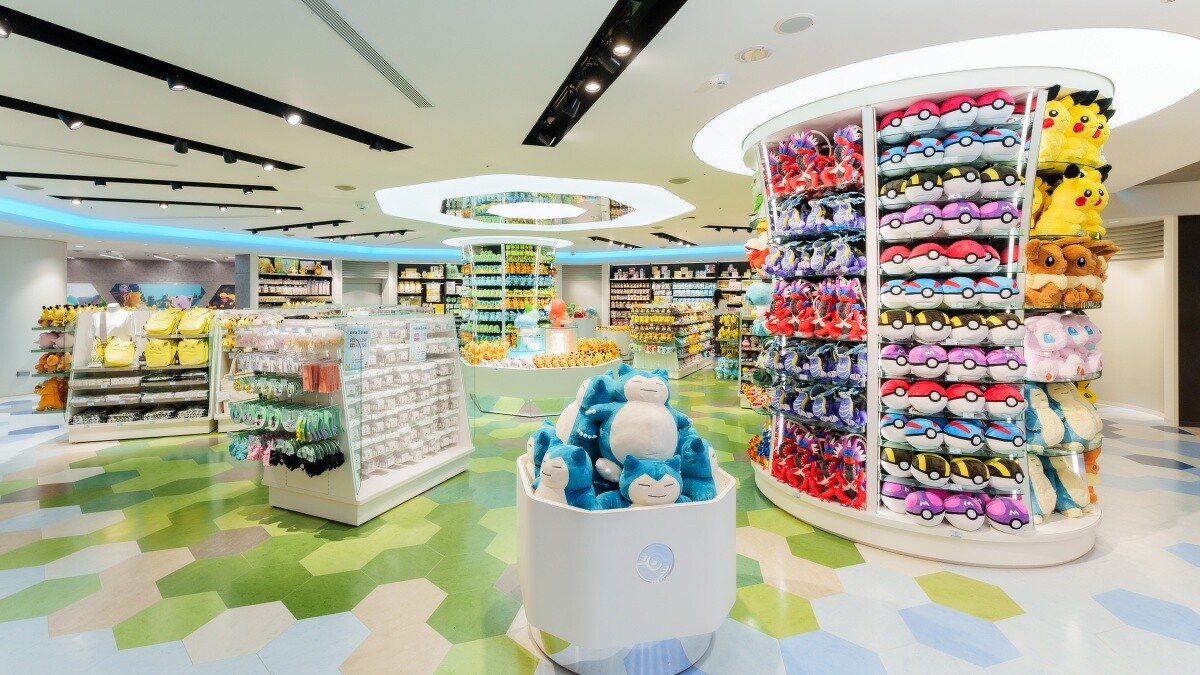 寶可夢中心台北店內照