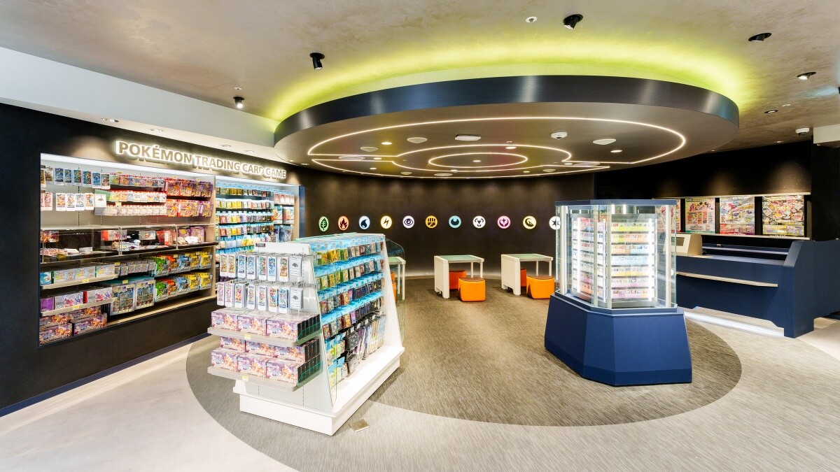 寶可夢中心台北店內照