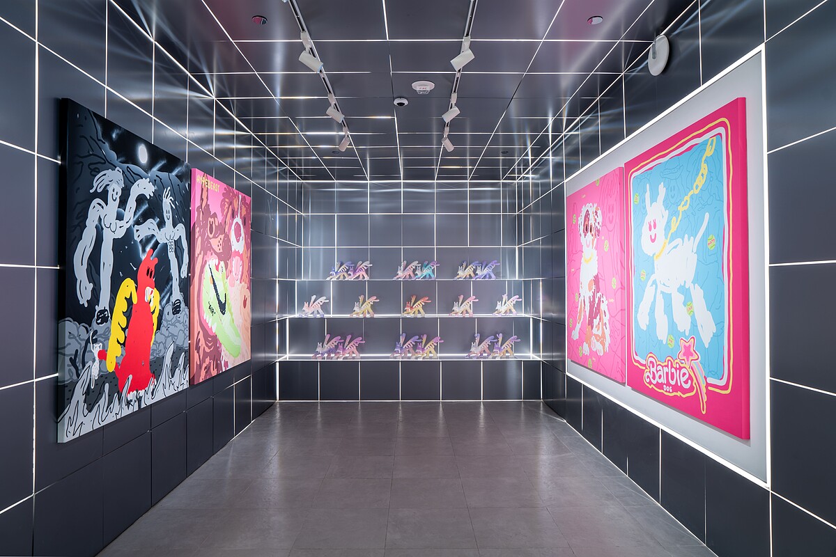 當代藝術家朱晨維首個大型個展 _The Madness Never Ends_ 展覽現場