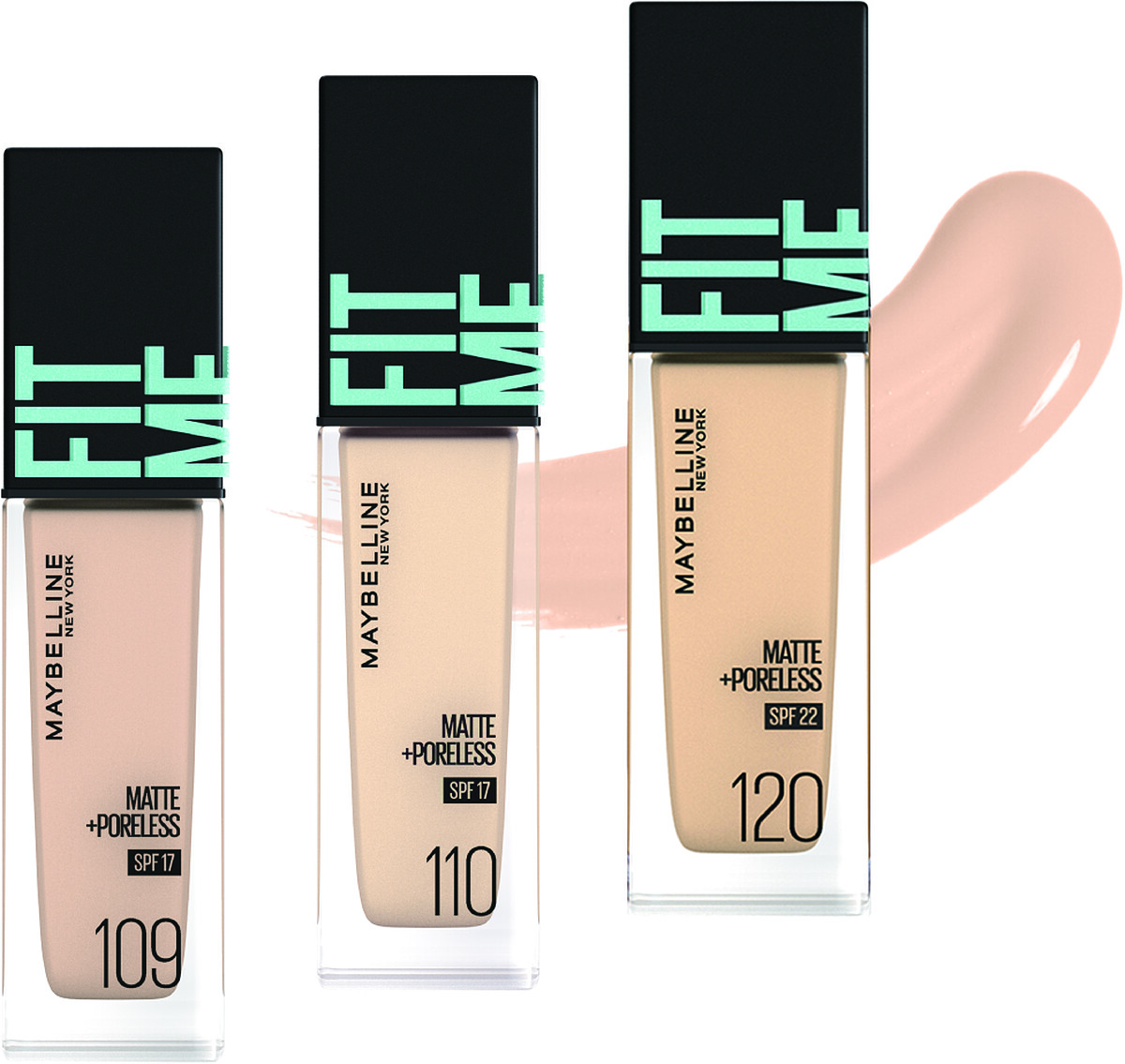 媚比琳FIT ME反孔特霧粉底液 30ml，原價NT469