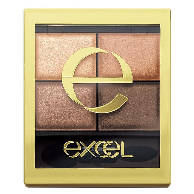 EXCEL裸色深邃眼影#03時尚暖棕，NT535