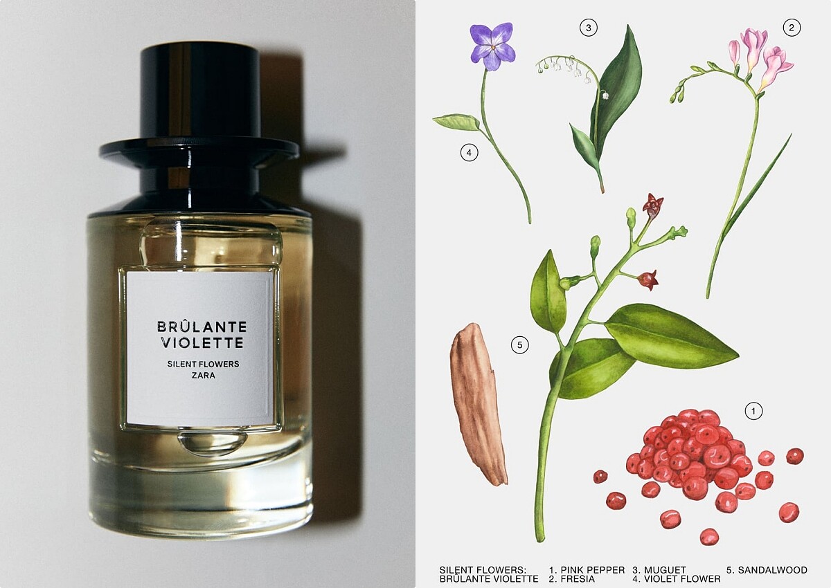 ZARA X Jo Love Silent Flower系列香水-BR&Ucirc;LANTE VIOLETTE燃燒紫羅蘭100ml，NT1,490