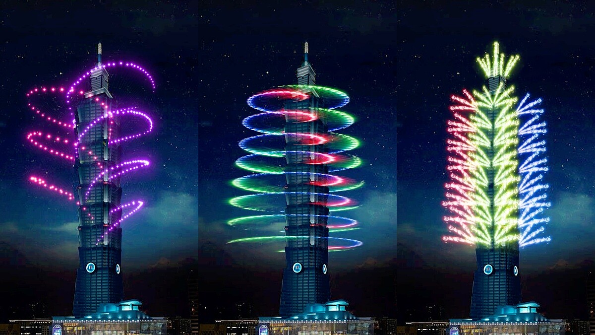2024台北101跨年煙火秀模擬圖