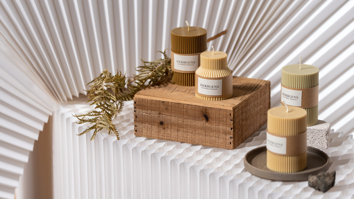 #潮環保策展團隊佈置物──可回收再利用的蜂巢紙、環保品牌商品