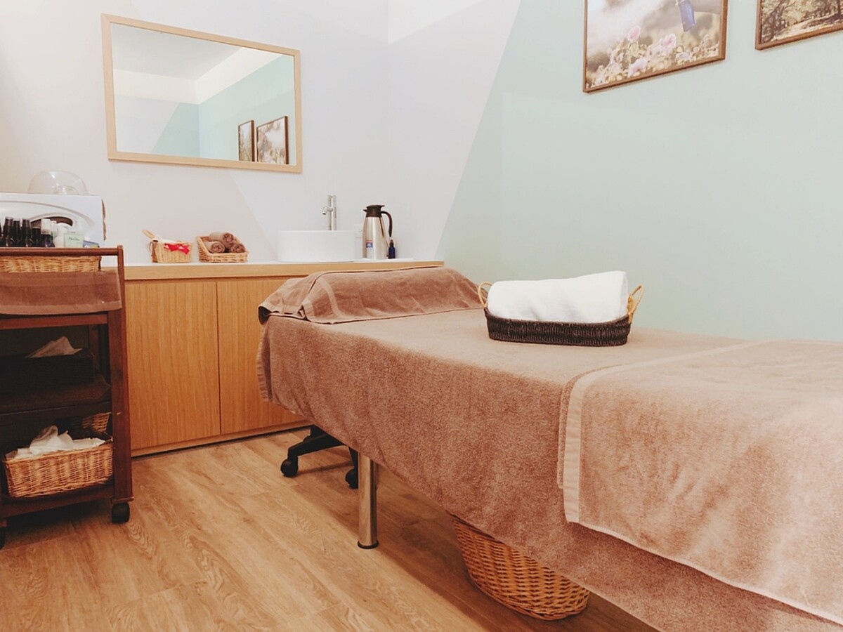 Melvita蜜葳特SPA美妍護膚空間的房間。