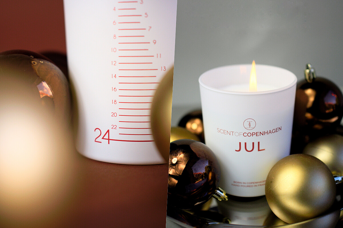 Scent of Copenhagen JUL 聖誕倒數 天然手工香氛蠟燭，定價NT2,800元。