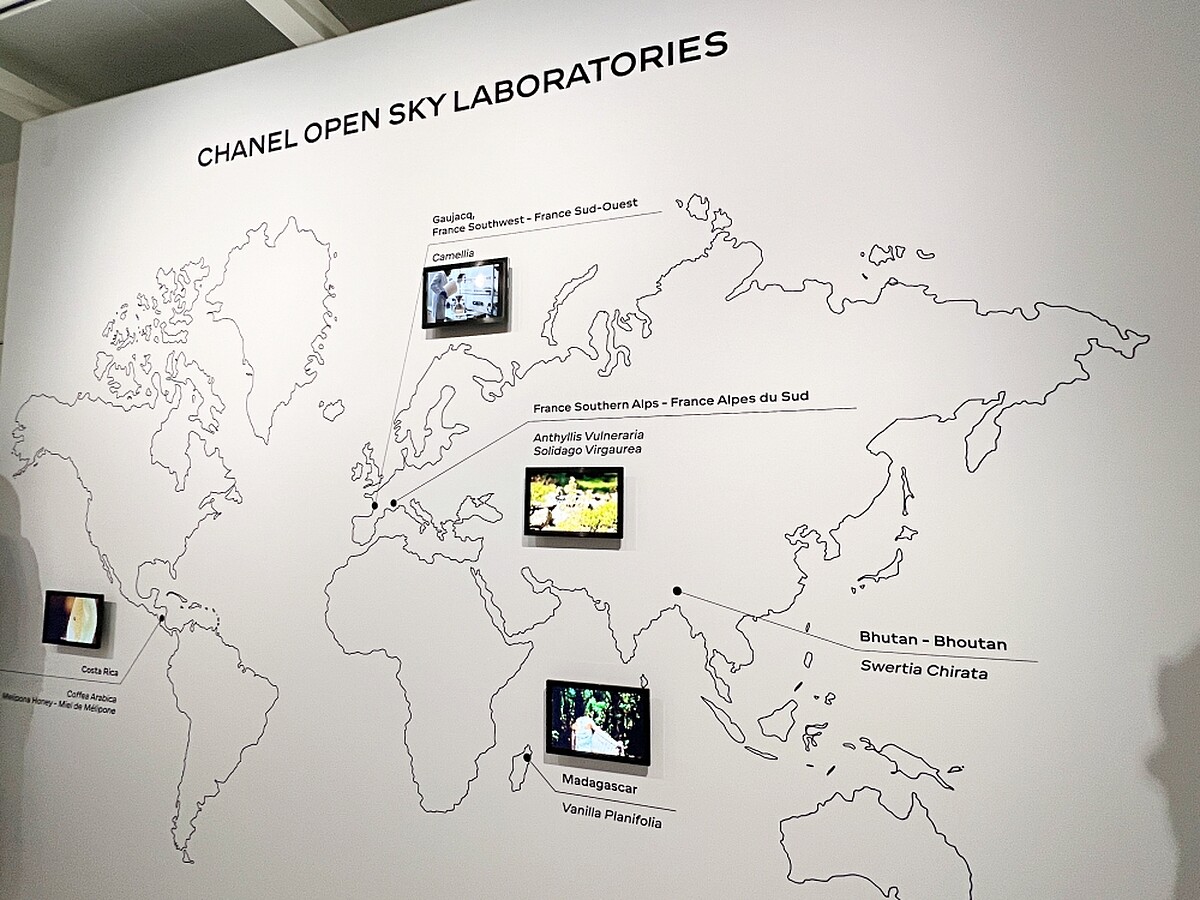 香奈兒在法國、美國、日本、韓國和中國擁有戶外實驗室。