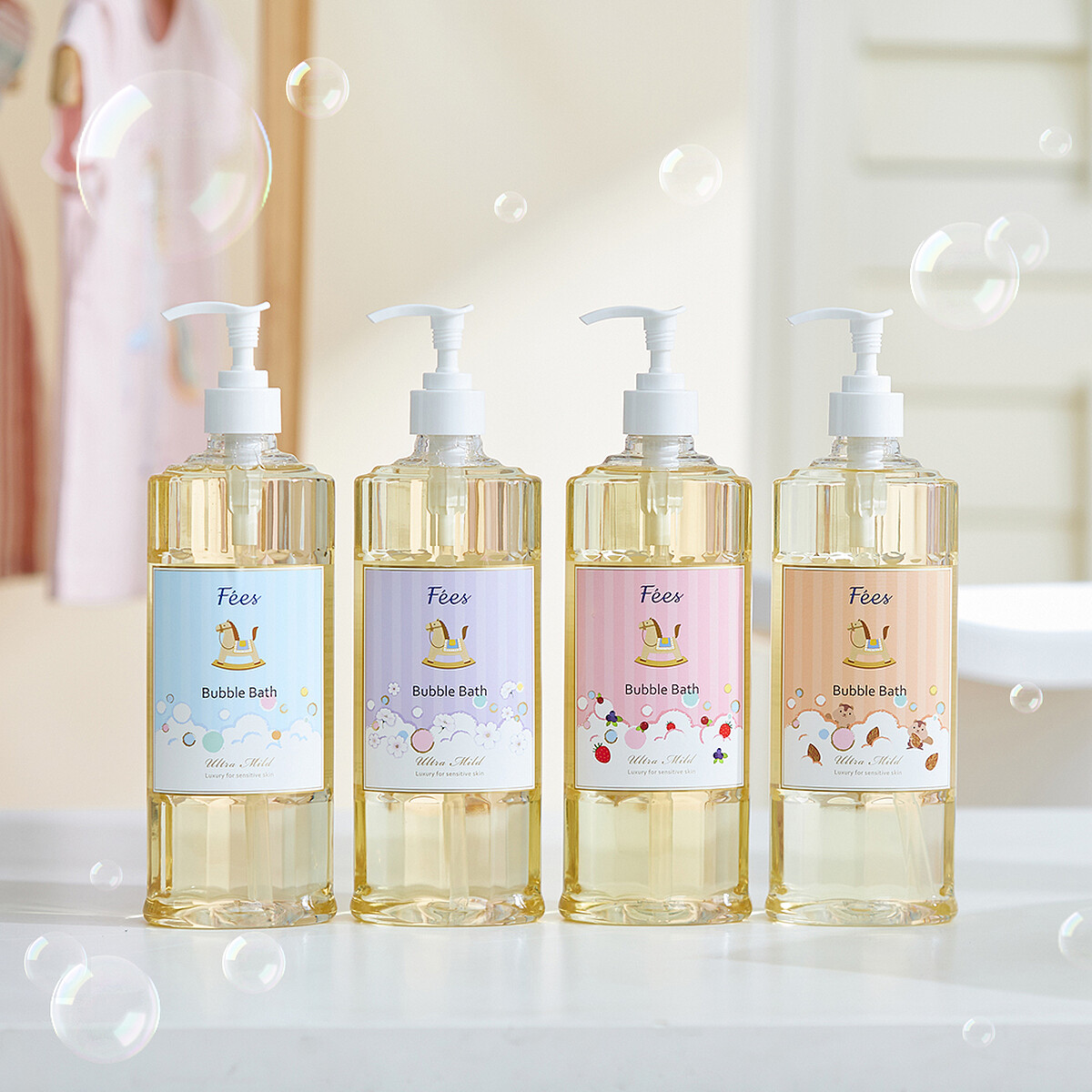 Fees法緻嬰兒柔護泡泡露300ml，NT580