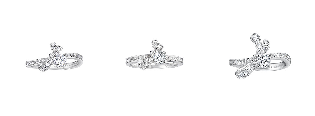 Peonia Diamond 彼愛麗鑽石Affinity系列18K白金鑽石戒指