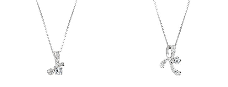 Peonia Diamond 彼愛麗鑽石Affinity系列18K白金鑽石項鍊