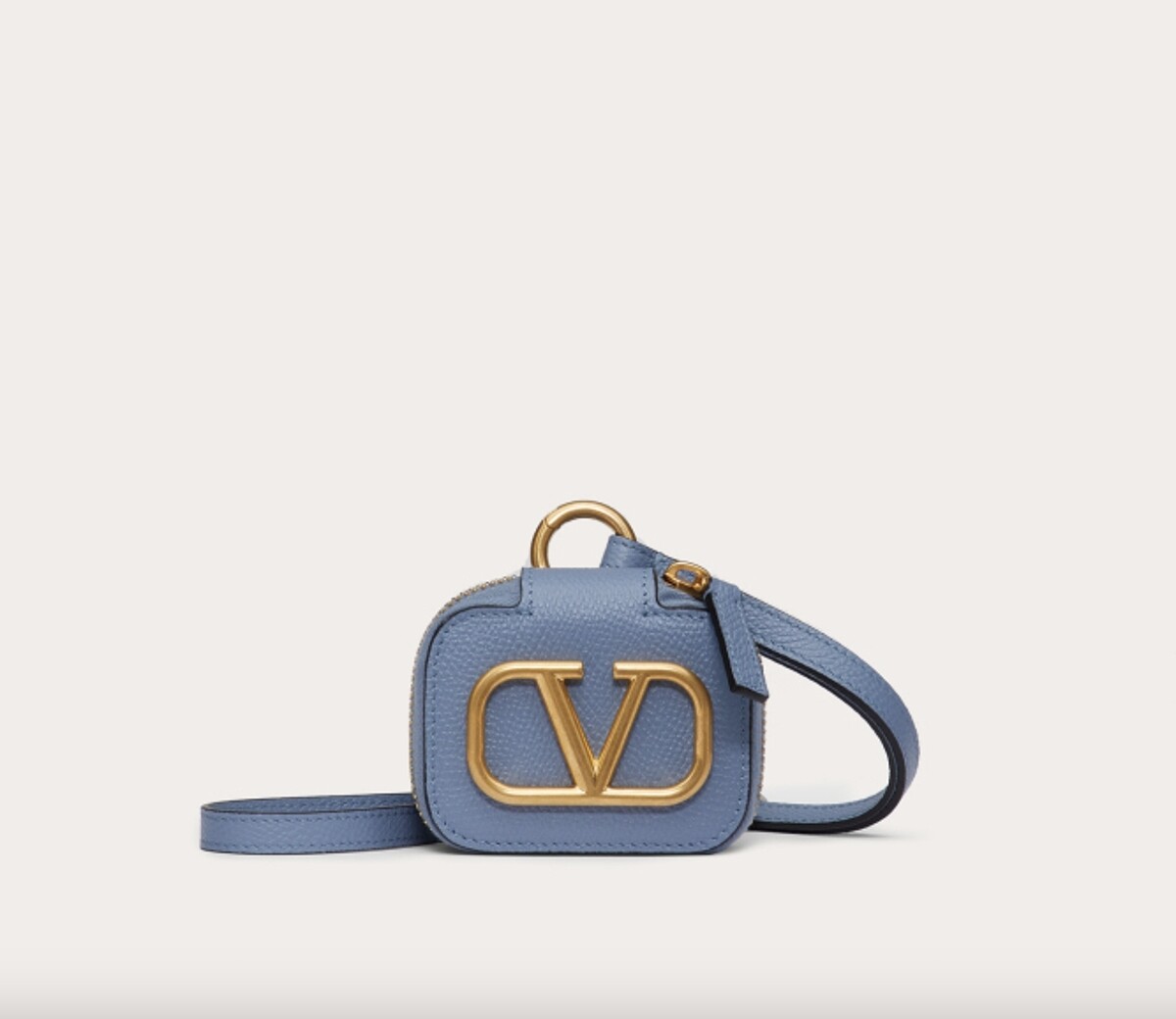 VLogo Signature 皮革頸帶式AirPods Pro 耳機包，約NT$ 12,300