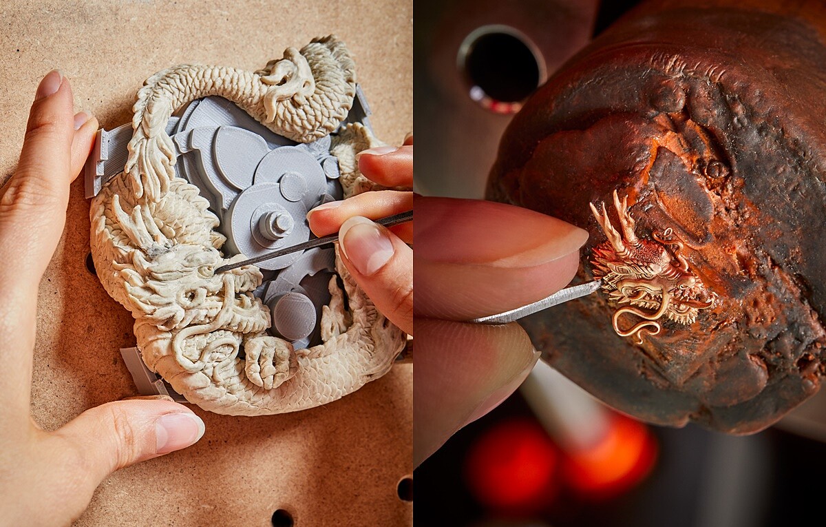 RM龍年腕錶工藝圖