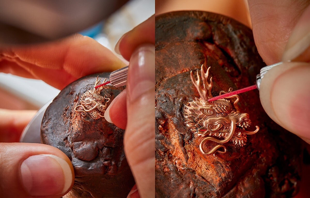 RM龍年腕錶工藝圖