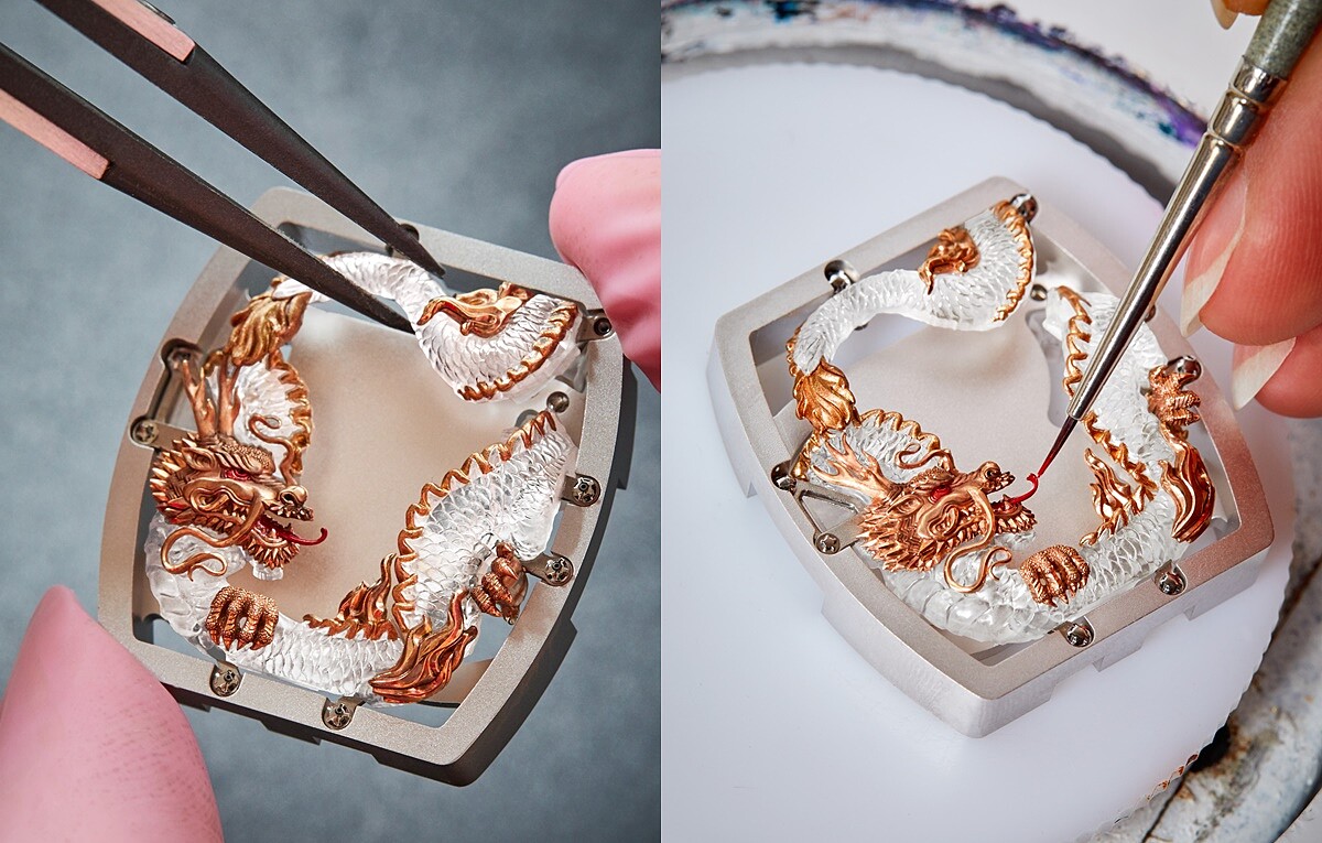 RM龍年腕錶工藝圖