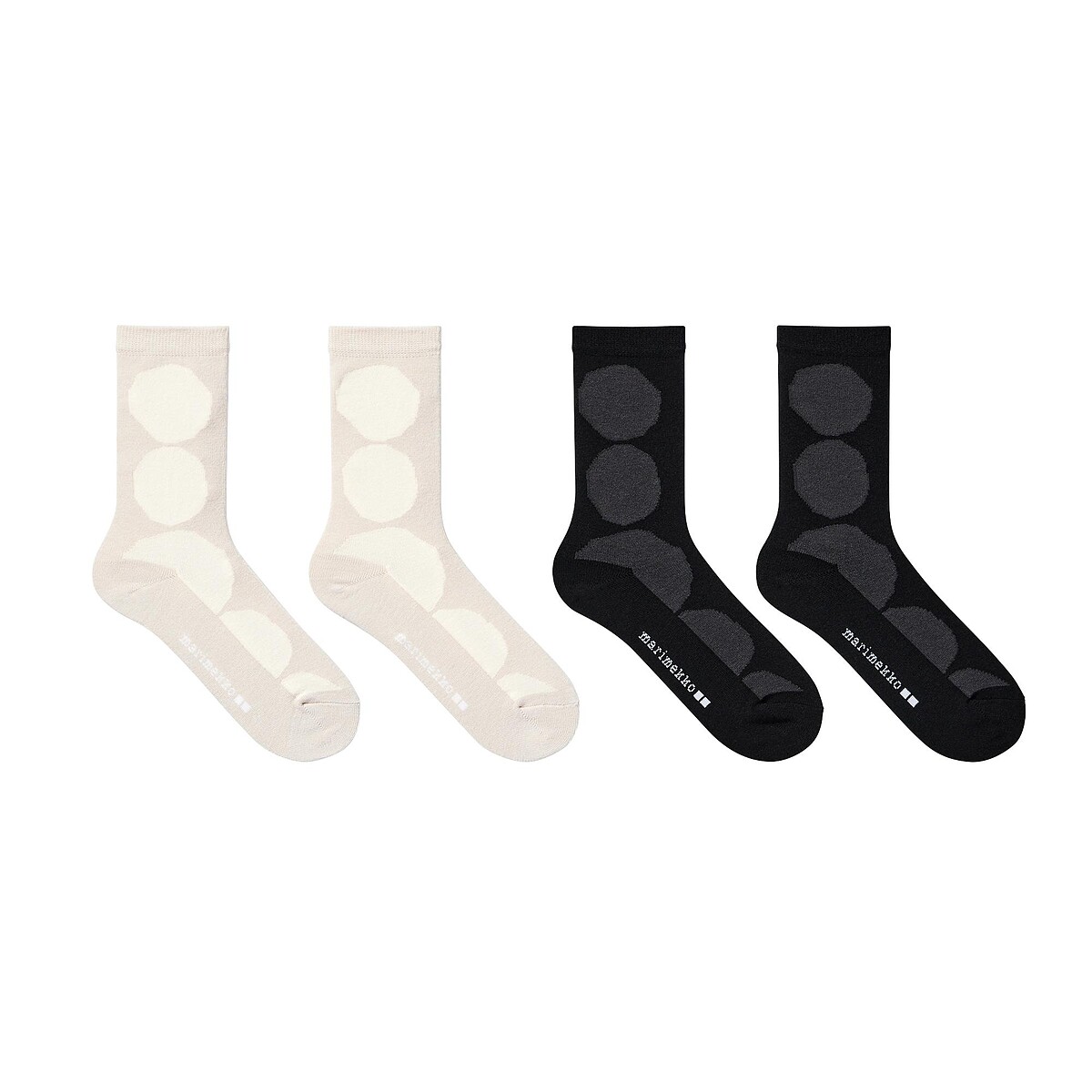 女童 Marimekko HEATTECH襪子兩雙一組NT$290。