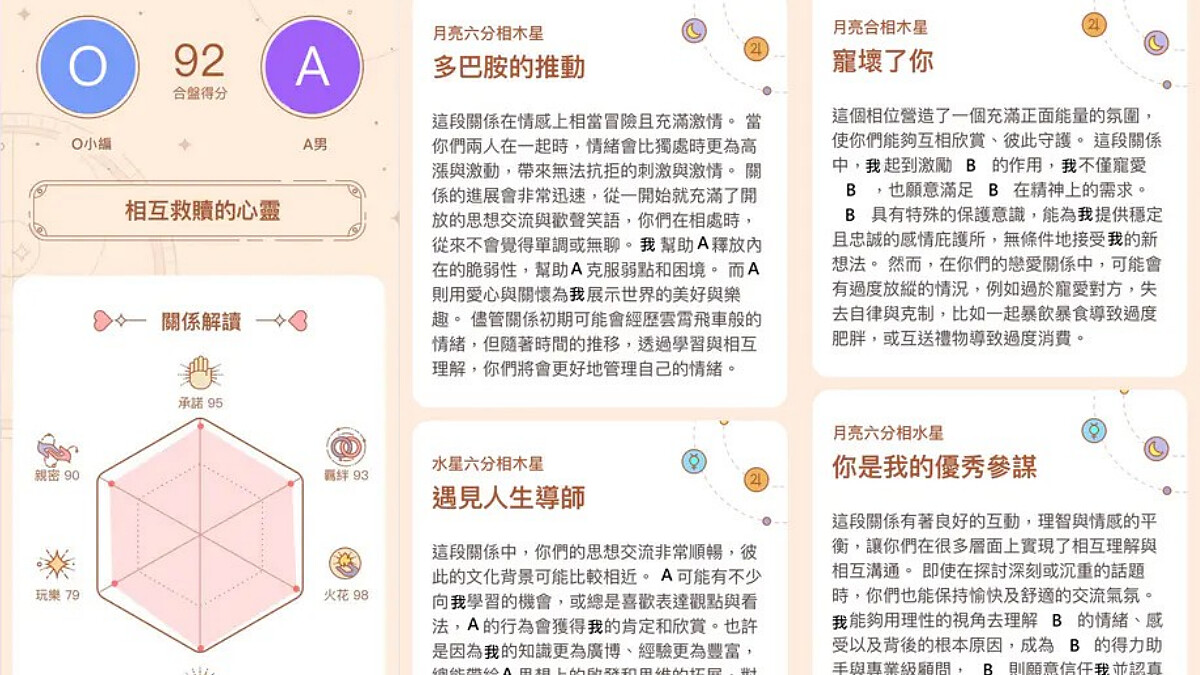 Omi「緣分合盤」功能後的詳細解析