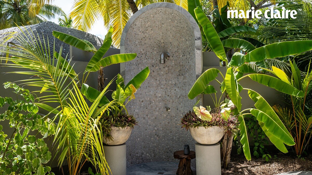 JOALI Being海灘別墅露天淋浴空間