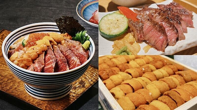 越吃越過癮！日本橋海鮮丼辻半打造奢華「海膽牛排珠寶盒」，現熬真鯛高湯＆滿滿海鮮超對味