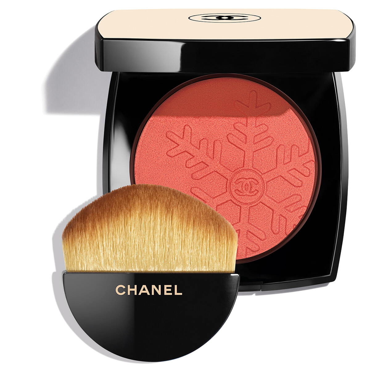 香奈兒雪花燦亮頰彩盤#暖杏蜜桃，NT2,270
