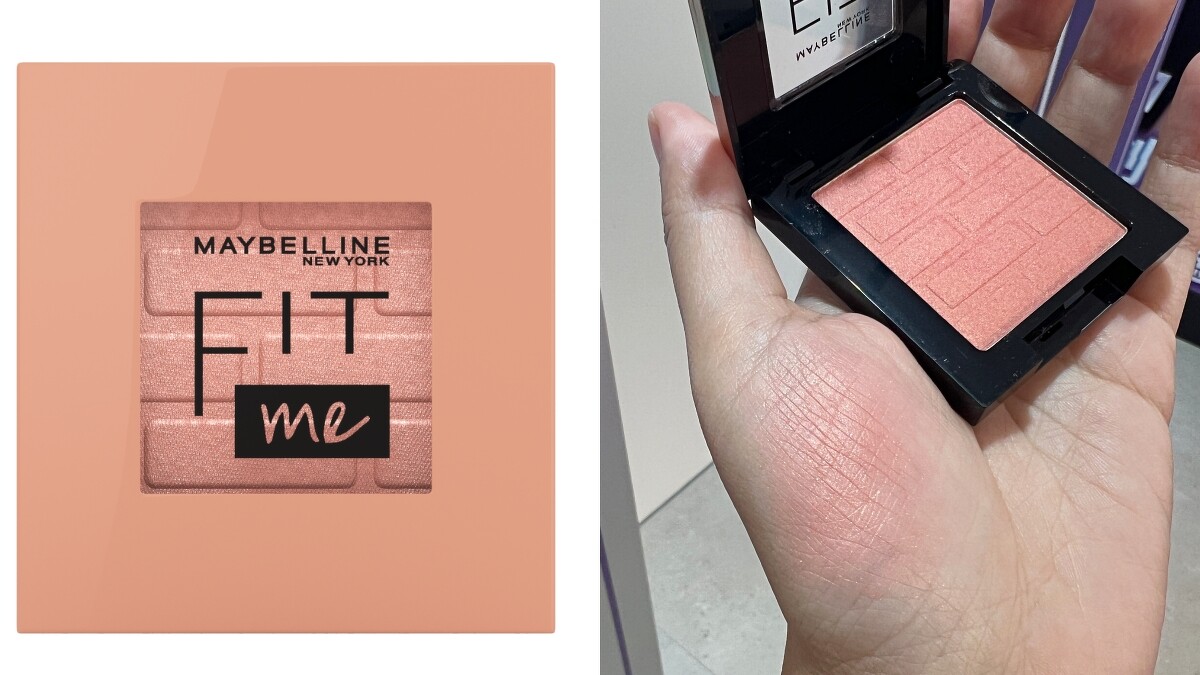 媚比琳FIT ME漂染持色腮紅(#10 Brave蜜桃裸香檳)4.5g，NT300