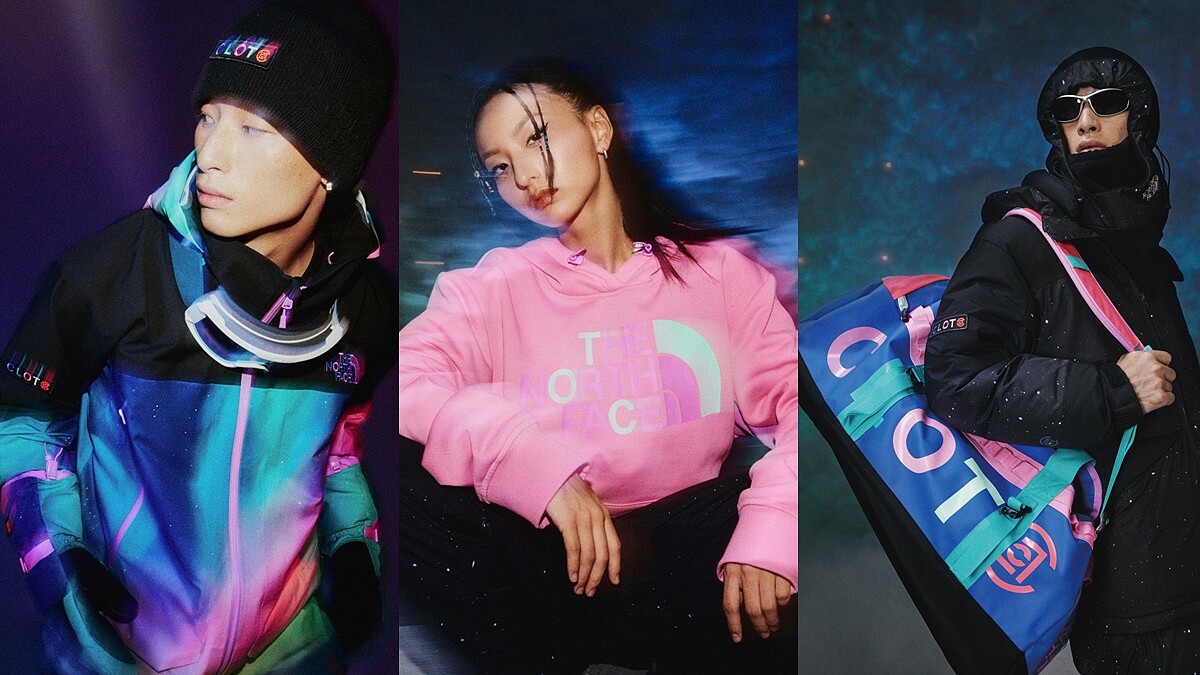激美極光色雪衣！The North Face x CLOT聯名第2彈此時開賣，夢幻藍粉撞色帽T、羽絨衣…都欠敗