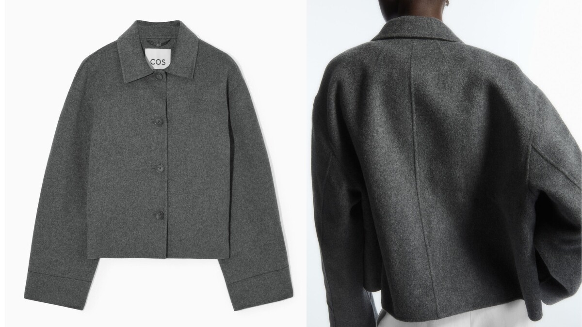 BOXY DOUBLE-FACED WOOL JACKET，約NT 7,000。