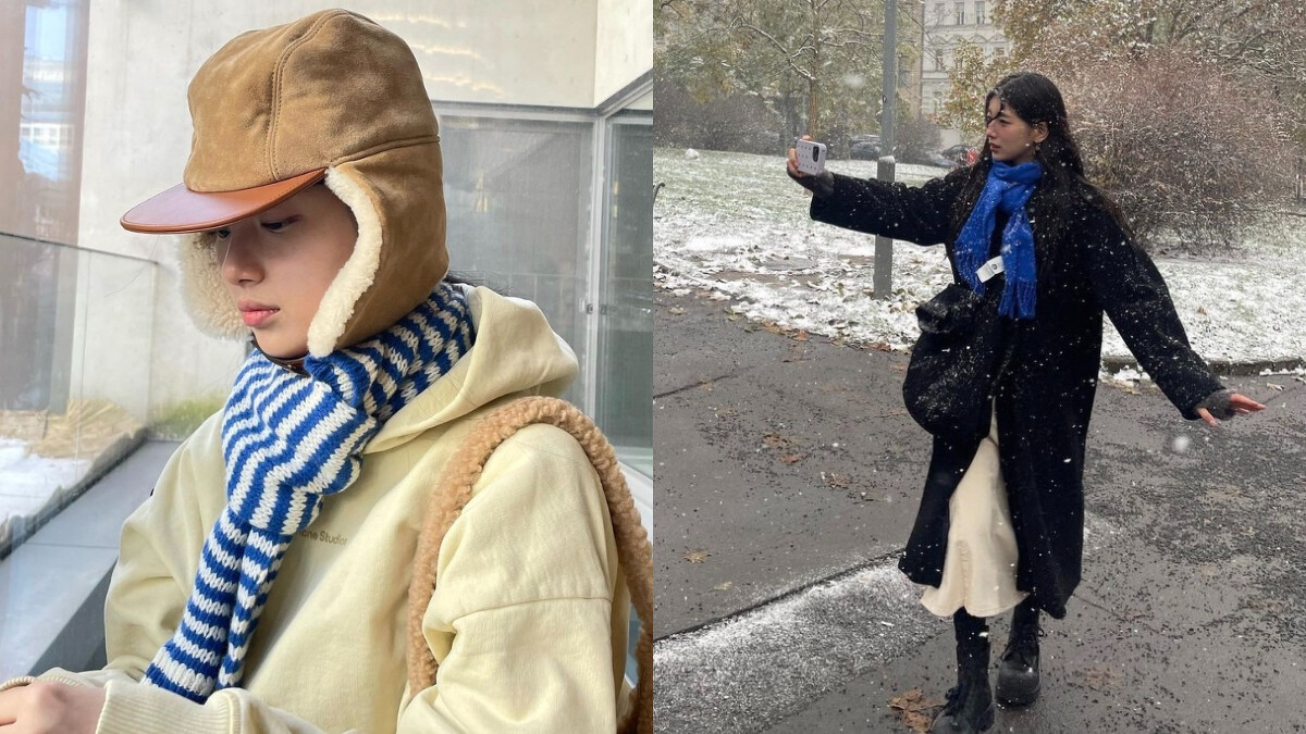 @skuukzky，秀智禦寒法寶就是圍巾。