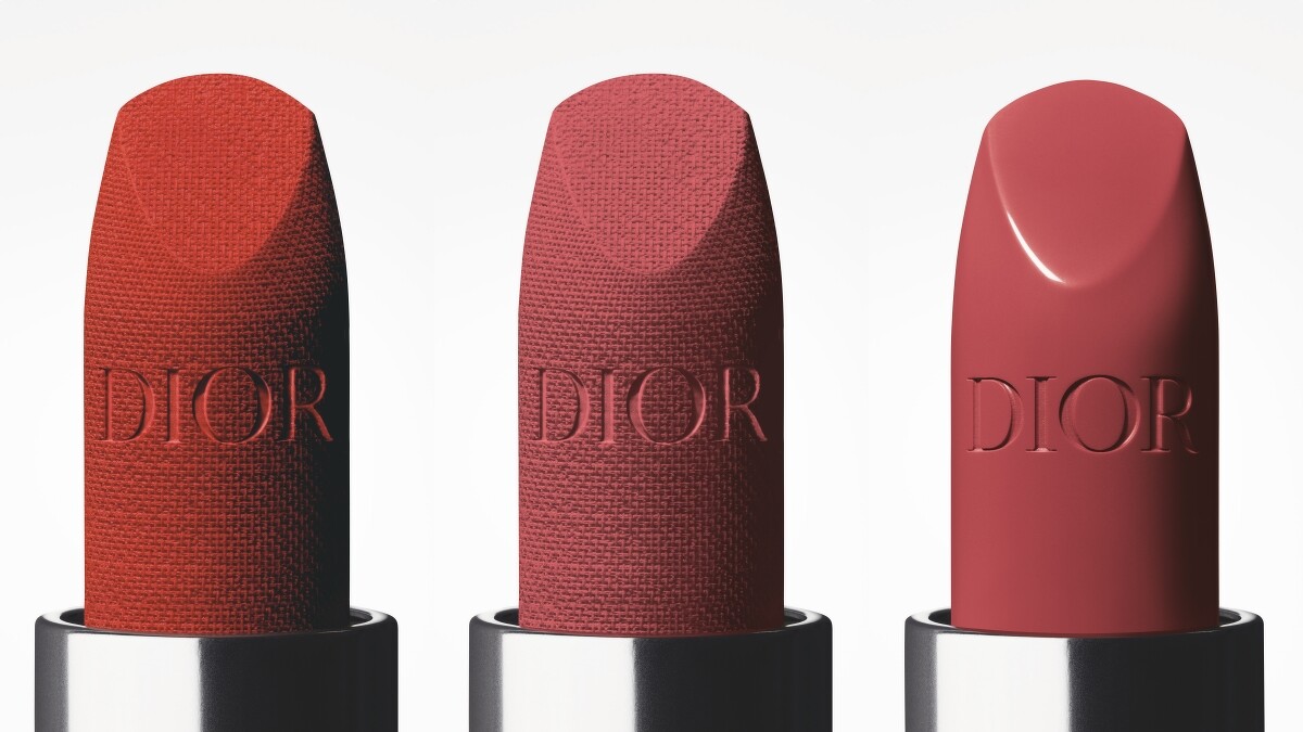 Dior迪奧藍星唇膏(左起為絲絨特霧#777、絲絨特霧#720、經典緞光#777)3.5g，NT1600