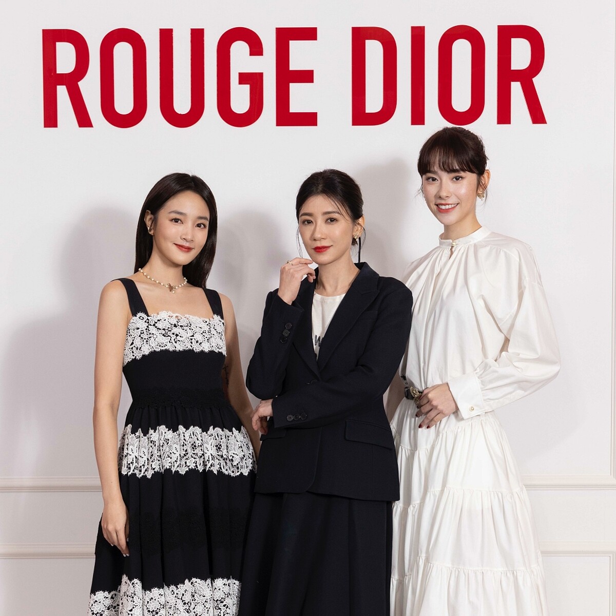 2024迪奧彩妝大使 賈靜雯Ｘ王淨Ｘ林奕嵐首度同台。