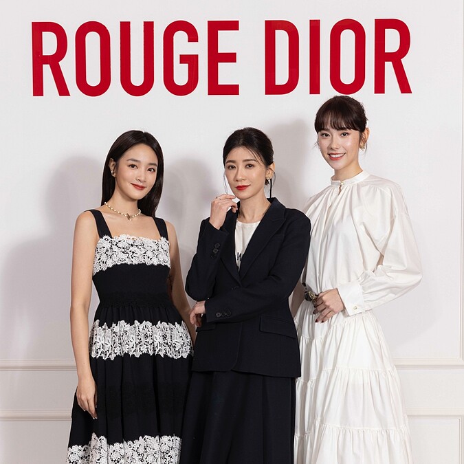 2024迪奧彩妝大使 賈靜雯Ｘ王淨Ｘ林奕嵐首度同台。