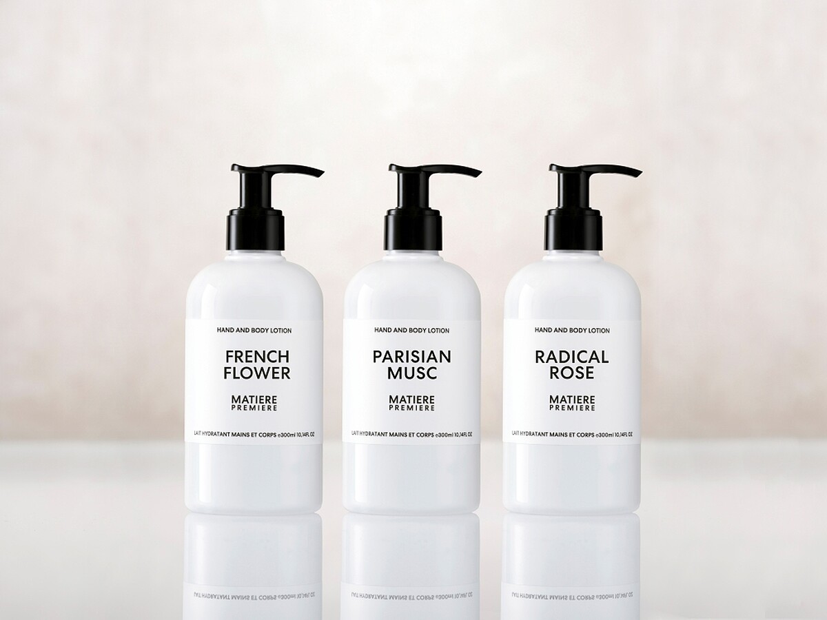 MATIERE PREMIERE身體護理系列身體乳(百葉薔薇、巴黎麝香、莊園晚香玉)300ml，NT2,150