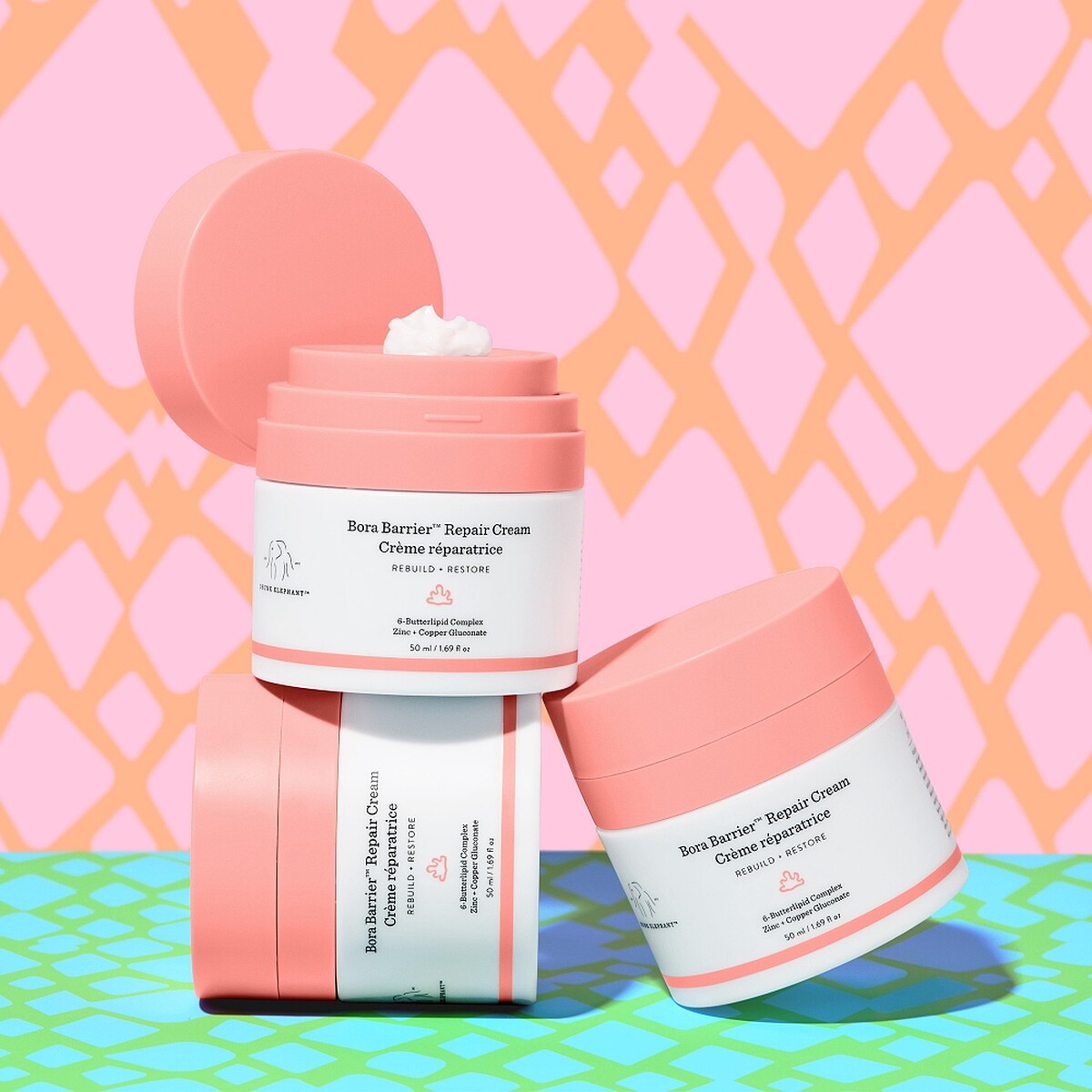 Drunk Elephant醉象波拉深層修復霜情境圖。