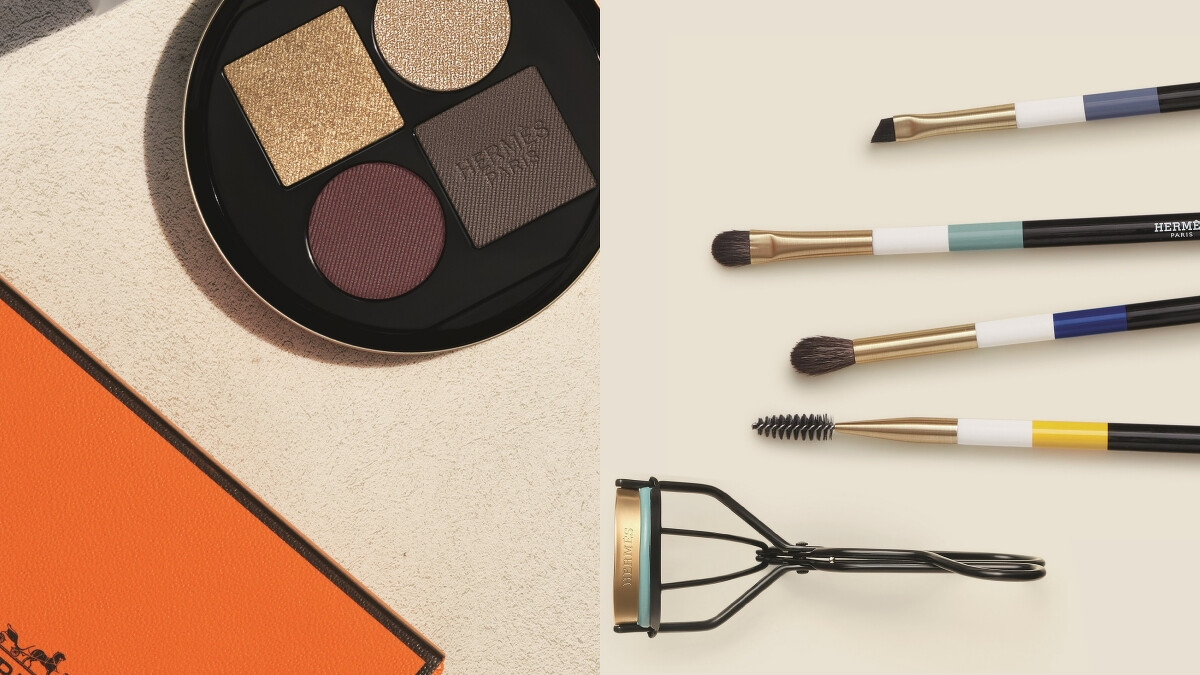Le Regard Hermès愛馬仕眼妝系列視覺圖。