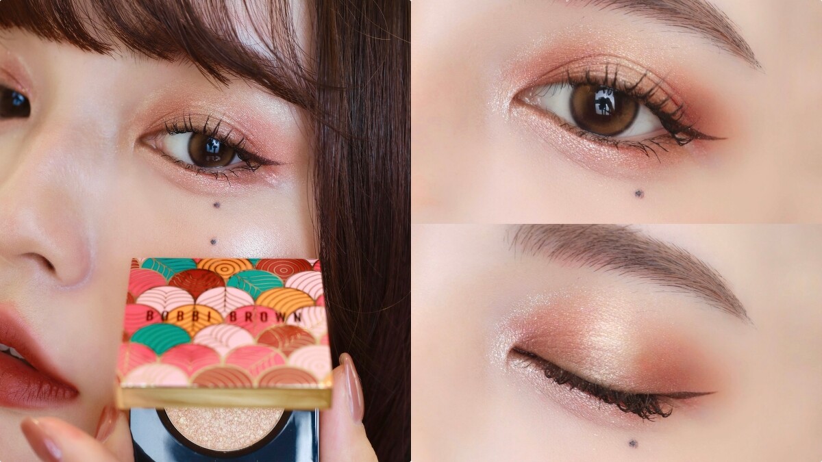 Bobbi Brown極致鑽石眼影幸運光采版實擦(Photo/IG @mei_4524)。