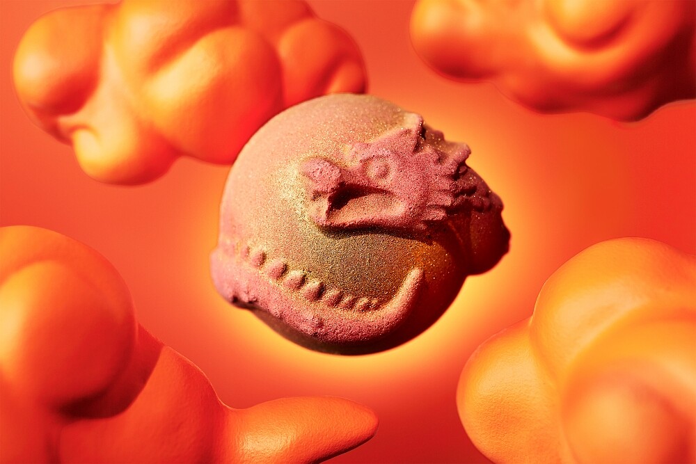 LUSH龍的傳人汽泡彈，NT450