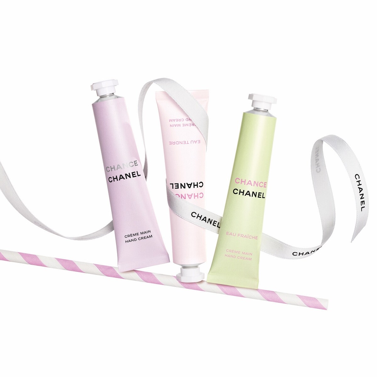 香奈兒CHANCE香氛玉手霜情境圖。