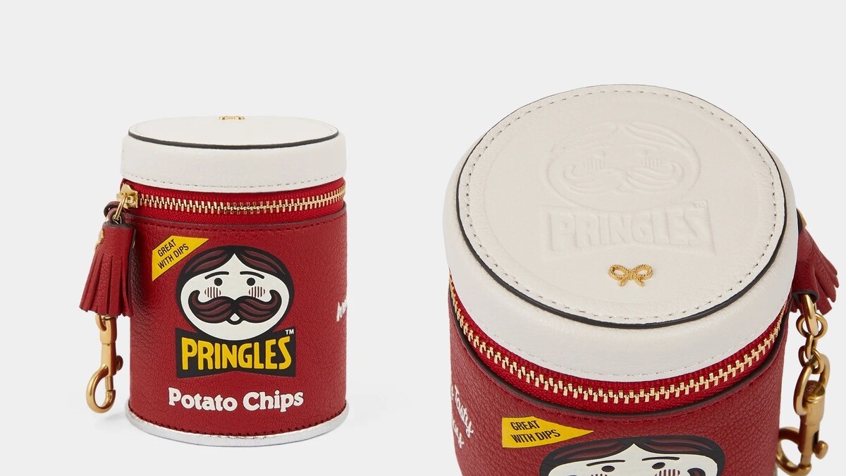 Anya Brands Pringles皮革零錢包。
