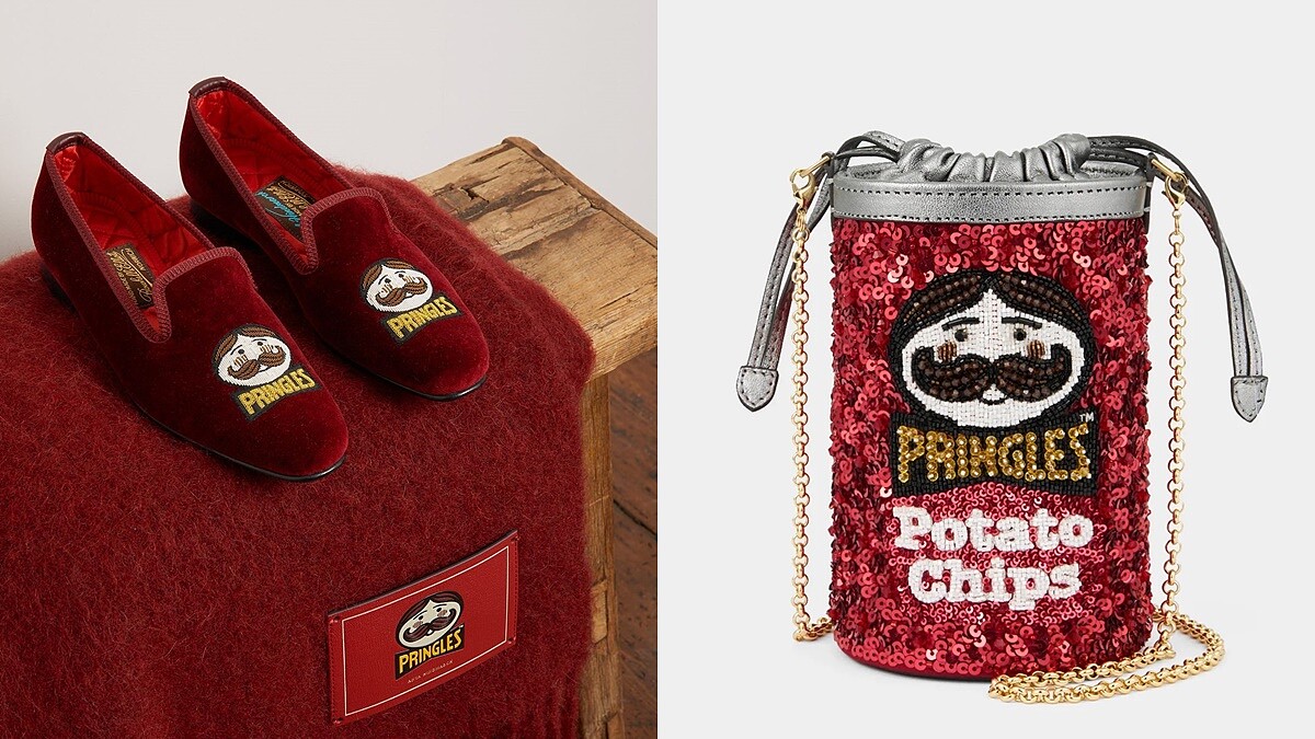 才剛跟Uniqlo聯名，Anya Hindmarch這次把品客洋芋片做成了超時髦單品！